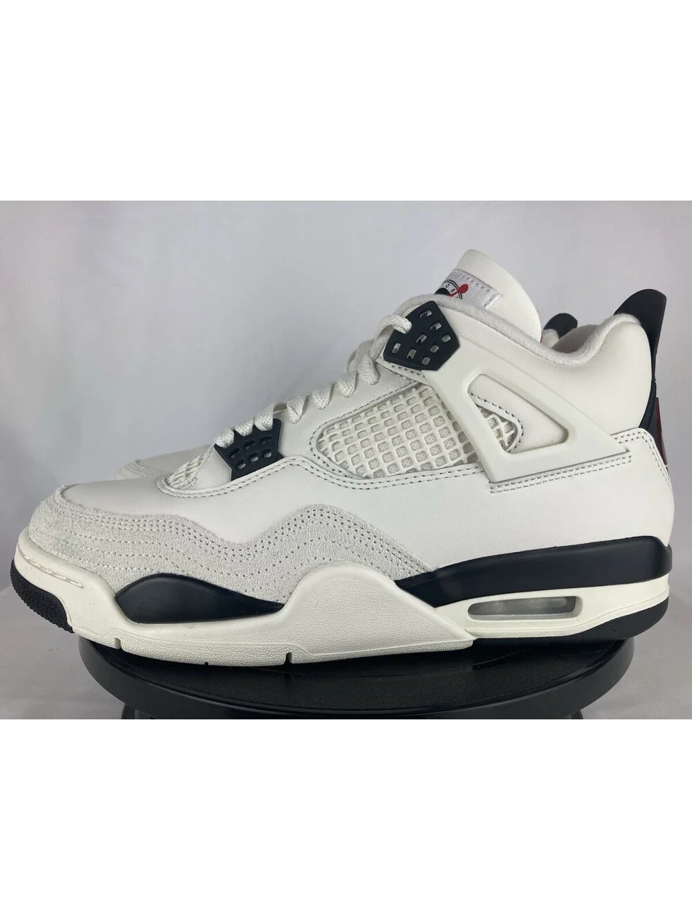 NEW Men’s Size 9.5 Nike Air Jordan 4 Retro RM White Black Red IM4002-100